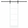 Porte Coulissante avec Ensemble de Quincaillerie 'ORKDAL'Blanche 73,5x211 cm 