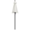 Parasol Blanc sable 200x224 cm Aluminium 