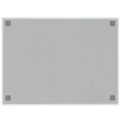 Tableau noir magnétique mural blanc 80x60 cm verre trempé 