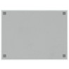 Tableau noir magnétique mural blanc 80x60 cm verre trempé 