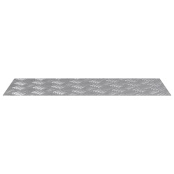 Plaques en aluminium à motif de checker 2 pcs Antidérapantes 70x30 cm 