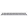Plaques en aluminium à motif de checker 2 pcs Antidérapantes 70x30 cm 