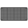Table de jardin anthracite 200x100x71 cm acier 