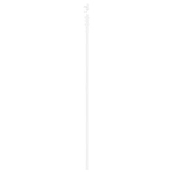 Porte coulissante avec quincaillerie blanche 86x198,5 cm en bois massif de pin 