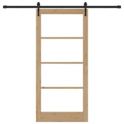 Porte coulissante avec quincaillerie 'ORKDAL'93x202 cm 