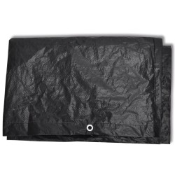 Housses de salon de jardin 2 pcs 8 œillets 242x162x100 cm 