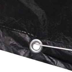 Housses de salon de jardin 2 pcs 8 œillets 242x162x100 cm 