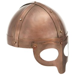 Casque de viking de réplique antique pour GN Cuivre Acier 