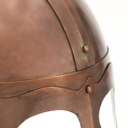 Casque de viking de réplique antique pour GN Cuivre Acier 
