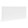 Miroir de maquillage avec lumières LED Blanc 100x45x18 cm 