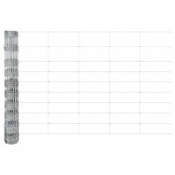 Clôture de champ 1x50 m Acier galvanisé 