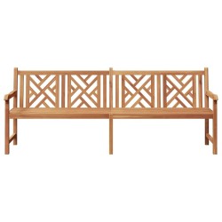 Banc de jardin Marron 228 x 60 x 90 cm Bois de teck solide 