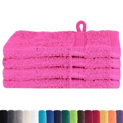 Gants de toilette 4 pcs Rose 15 x 21 cm Coton 