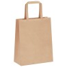 Sacs en papier 50 pcs avec poignées marron 18x8x22 cm 