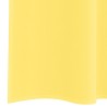 Rideaux en voile avec passe-tringles 2 pcs jaune 