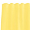 Rideaux en voile avec passe-tringles 2 pcs jaune 