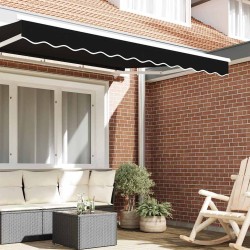 Lambrequin pour cadre de 3,5 m Noir 3,3 x 0,2 m 
