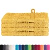 Gants de toilette 4 pcs Doré 15 x 21 cm Coton 