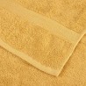 Gants de toilette 4 pcs Doré 15 x 21 cm Coton 