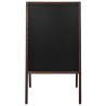 Tableau noir double face Bois de cèdre Autoportant 60x80 cm 