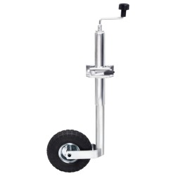 Roue de jauge pour remorque avec pince fendue 48 mm 