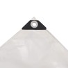  Bâche 650 g / m² 4 x 7 m Blanc alsavelo 
