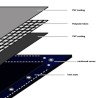  Bâche 650 g / m² 4 x 7 m Blanc alsavelo 