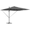 Parasol Cantilever Roma 286 x 285 x 270 cm Aluminium 