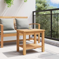 Table basse Marron 50 x 35 x 45 cm Bois de teck massif 