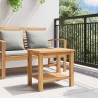 Table basse Marron 50 x 35 x 45 cm Bois de teck massif 
