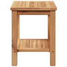 Table basse Marron 50 x 35 x 45 cm Bois de teck massif 