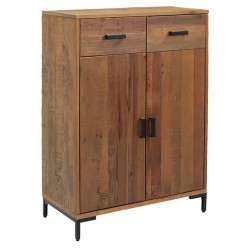 Étagère à chaussures 75x40x110 cm Bois pin massif 