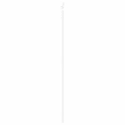 Porte coulissante avec kit matériel 'ORKDAL'Bois massif blanc et verre 
