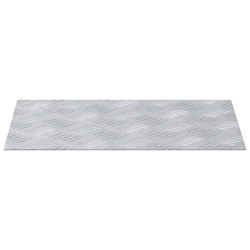 Plaques en Aluminium à Motif Losange 4 pcs Antidérapantes 40x30 cm 