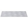 Plaques en Aluminium à Motif Losange 4 pcs Antidérapantes 40x30 cm 