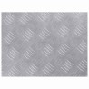 Plaques en Aluminium à Motif Losange 4 pcs Antidérapantes 40x30 cm 