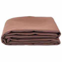 Tissu de rechange pour auvent marron 10x1,6 m 