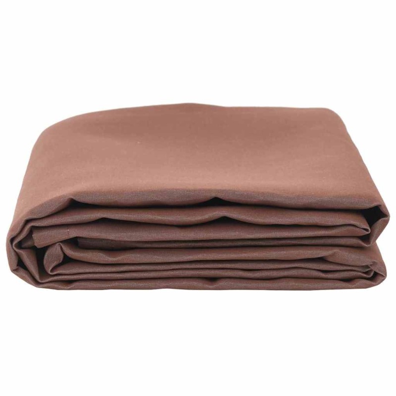 Tissu de rechange pour auvent marron 10x1,6 m 