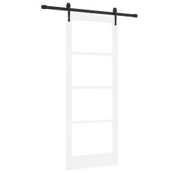 Porte Coulissante avec Quincaillerie 'ORKDAL'Blanche 83x211 cm 