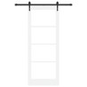 Porte Coulissante avec Quincaillerie 'ORKDAL'Blanche 83x211 cm 