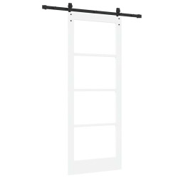 Porte Coulissante avec Quincaillerie 'ORKDAL'Blanche 83x211 cm 