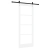 Porte Coulissante avec Quincaillerie 'ORKDAL'Blanche 83x211 cm 