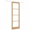 Porte coulissante avec set de quincaillerie 78x232 cm Bois de pin massif 