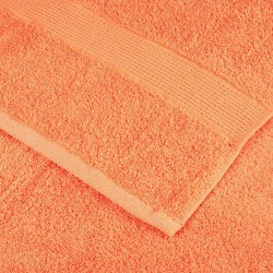 Gants de toilette 4 pcs Orange 15 x 21 cm Coton 