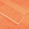 Gants de toilette 4 pcs Orange 15 x 21 cm Coton 