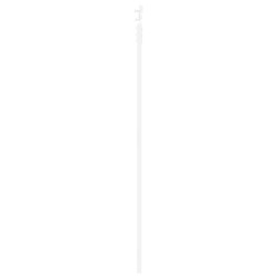 Porte Coulissante avec Ensemble de Matériel Blanche 78x202 cm Bois Massif en Pin 