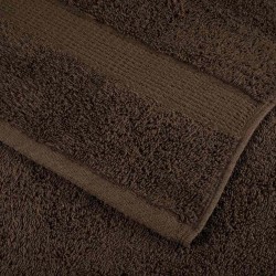 Gants de toilette 4 pcs Marron 15 x 21 cm Coton 