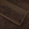 Gants de toilette 4 pcs Marron 15 x 21 cm Coton 