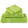 Gants de toilette 4 pcs Pomme verte 15 x 21 cm Coton 