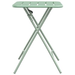 Table de jardin pliable mint légère , 55x55x73 cm en acier. 